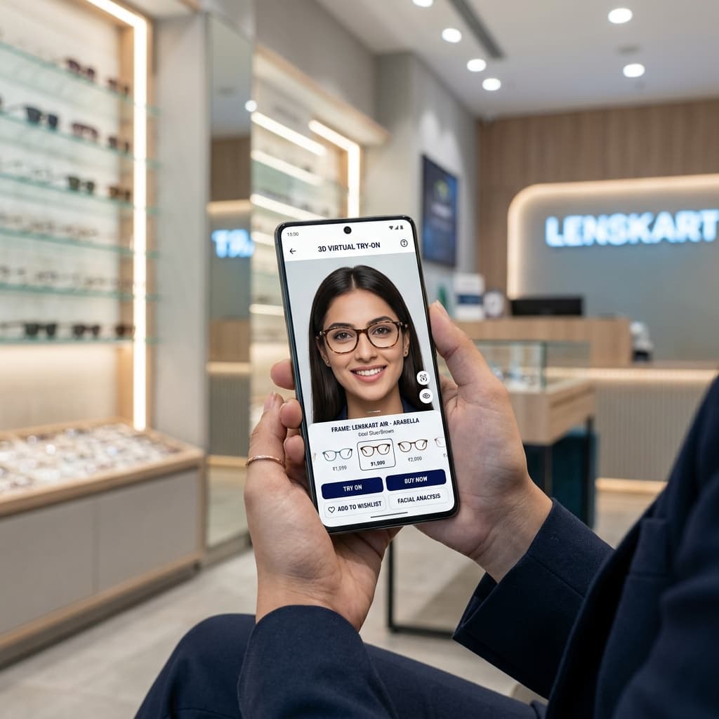 Lenskart Case Study: How AI and 3D Virtual Try-On Revolutionized Eyewear E-commerce