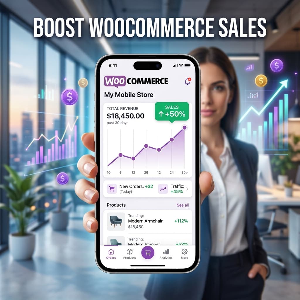 How to Increase WooCommerce Sales with a Mobile App