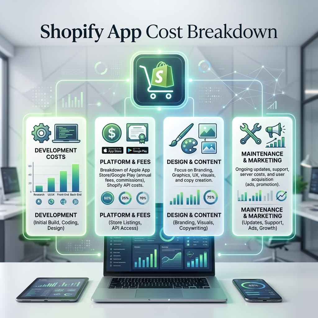 The Real Cost of Building a Shopify Mobile App in 2026