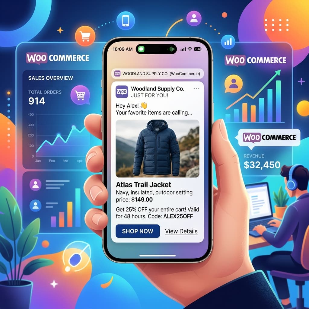 How to Set Up Personalized Push Notifications for WooCommerce Customers
